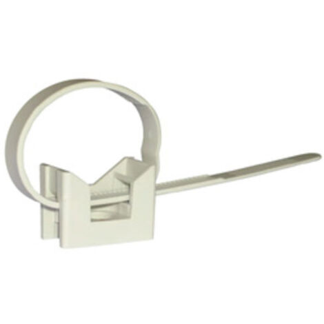 FASCETTA NYLON C/BASE P/TUBI D 40-63 MM  100 PZ- ITW CONSTRUCTION PRODUCTS ITALY- 1,0 confezione