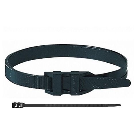 Fascetta nylon nera 510×9mm ITP6456XE Easy Belt per gestione cavi e cablaggi