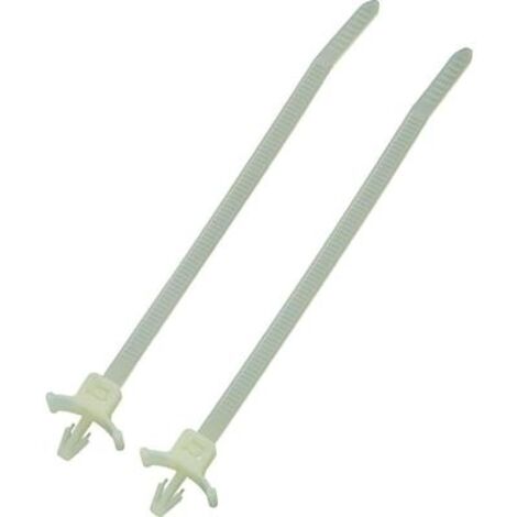 Fascetta per cavi KSS 28530c1309 100 pz. 203 mm 4.80 mm Nero con ancoraggio a freccia