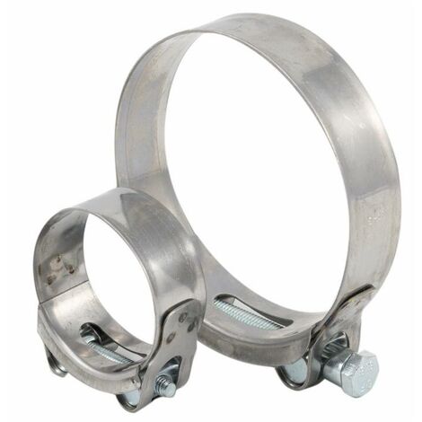 Fascetta Stringitubo Ama Inox AISI430 W2 Ø 113-121mm confezione da 15 pezzi