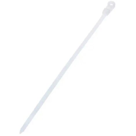 Fascette 2,5x100 100 pz bianco - electraline