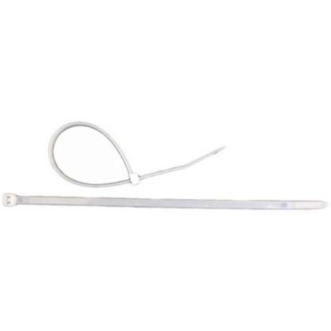 Fascette 2,5x200 100 pz bianco - electraline