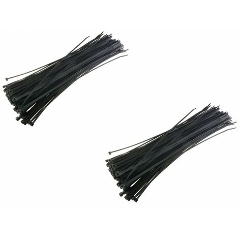 FASCETTE AUTOSERRANTI NYLON NERE MM.2,5x150 CABLAGGIO CAVI FERR 90162 - PZ 200