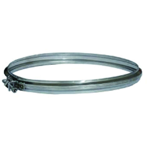 Fascette Bloccaggio Acciaio Inox Aisi 304 Monoparete Spessore Mm.0,5 - Misure: ø mm.120 - 10 pz