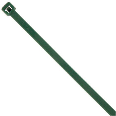 Fascette Elettricista in nylon 2,5x100  mm verde 100 pz