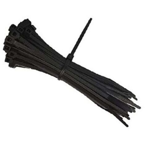 Fascette Elettricista Nylon 3,6X300Mm - 100Pz - Nero