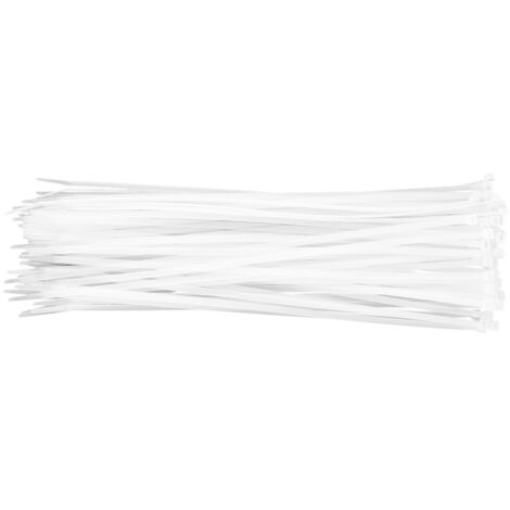 Fascette fermacavi 4,8 x 370 mm, 75 pezzi, bianche
