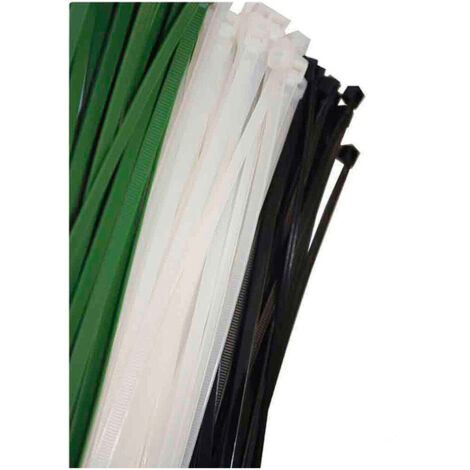 Fascette in Nylon EDM 48309 Bianco Naturale 300 x 8 mm (100 Unità)