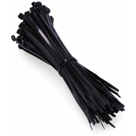 Fascette in Nylon Fischer Nero 30 cm (100 Unità)
