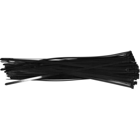 FASCETTE IN PLASTICA 300X7.6 50PZ NERO YT-70651 YATO