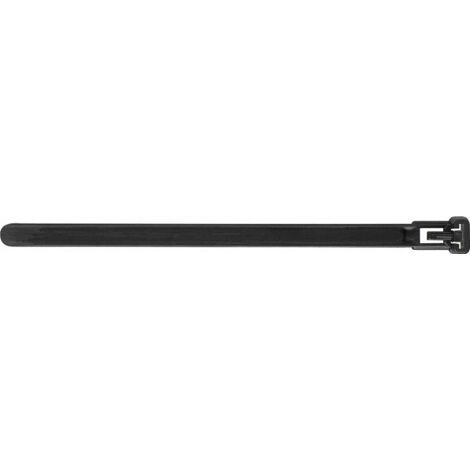 Fascette L.300mm P.4.8mm PA nero 100pz / busta