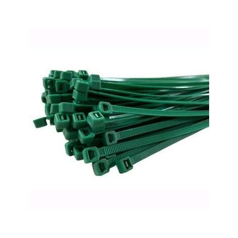 FASCETTE NYLON VERDI 2,5X100MM 100PZ