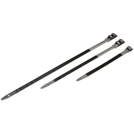 Fascette per cablaggi esterni 25 pezzi 9 x 180 mm Nero