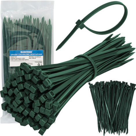 Fascette per cavi Heckermann 3,6x150 mm, 100 pezzi - Verdi
