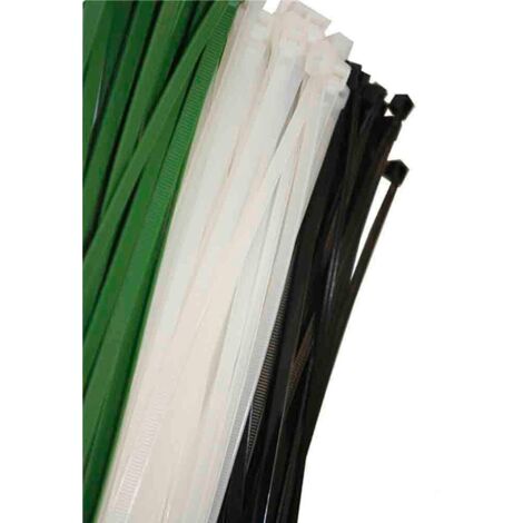 Fascette per cavi naturali 250x4,8 mm (sacchetto da 100 unità) Nylon di alta qualità
