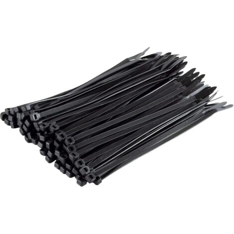 Fascette plastica 480 x 300 mm regolabili nere 100 pezzi