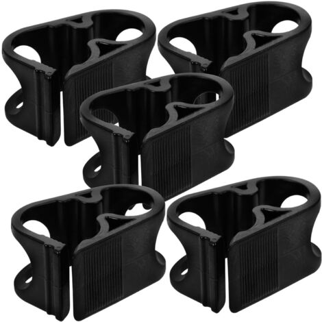 Fascette stringitubo in plastica regolabili da 6-12 mm, 5 pezzi, per arrestare e regolare il flusso dell'acqua, per uso in laboratorio, farmacia e attrezzature
