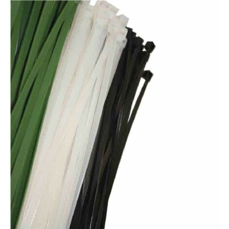 Fascette verdi 380x4,8 mm (sacchetto da 100 unità) Nylon di alta qualità