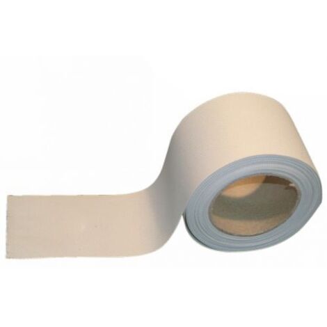 FASCIA BENDA CORRUGATA IN PVC MM 50 X 25MT BIANCO PER COIBENTAZIONE TUBI (28121)