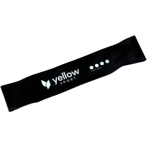 Fascia elastica per esercizi yellowLOOP Band - nera, resistenza 15-20 kg