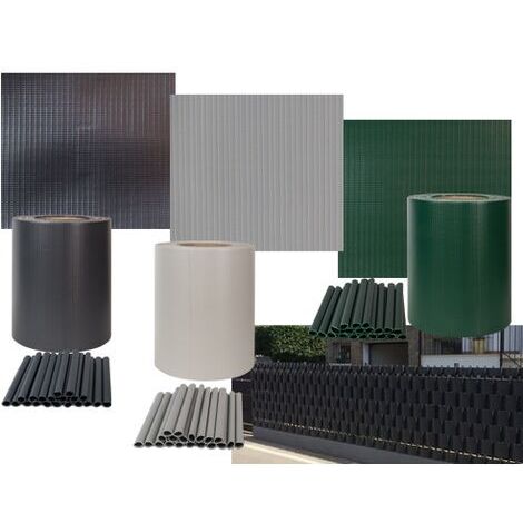 FASCIA FRANGIVISTA H19CM 35MT PVC ANTRACITE
