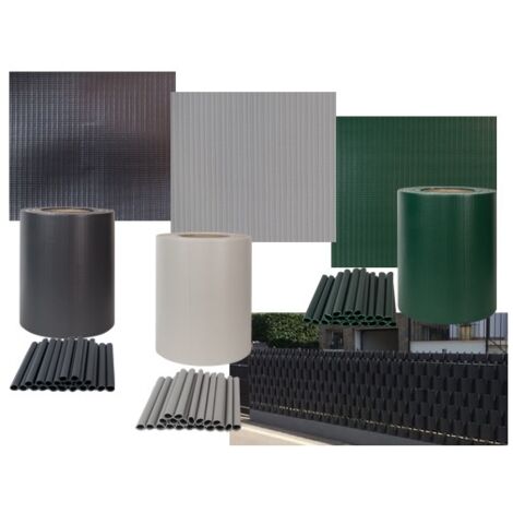 FASCIA FRANGIVISTA H19CM 35MT PVC ANTRACITE