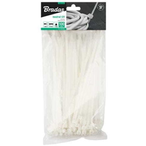 FASCIA IN PLASTICA BIANCA 8,8x550/100pz...