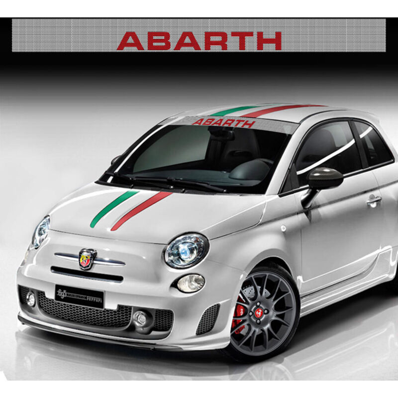 Fascia Parasole per Parabrezza Effetto FiltraVedo One Way Abarth