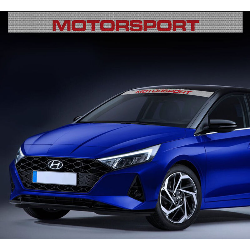 Fascia Parasole per Parabrezza Effetto FiltraVedo One Way Motorsport