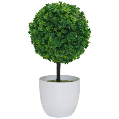 Fashion Ball Shape Artificial Potted Ornament Topiary Fake Plant Bonsai Fake Plant Home Decoration