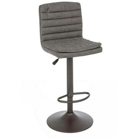Fashion Commerce Set di 2 Sgabelli Bar Connor Grigio Scuro