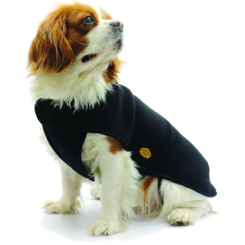 Manteau polaire pour chien - Noir - 33 cm - Fashion Dog