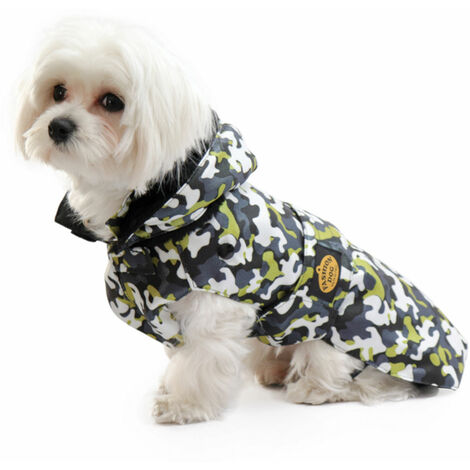 Fashion Dog Hundemantel mit Kunstpelz-Futter - 55 cm