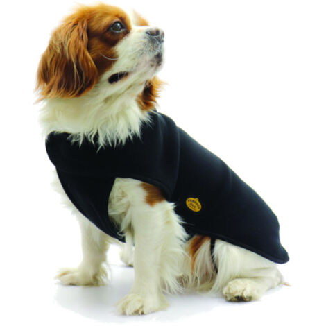 Fashion Dog Manteau polaire pour chien - Noir - 27 cm