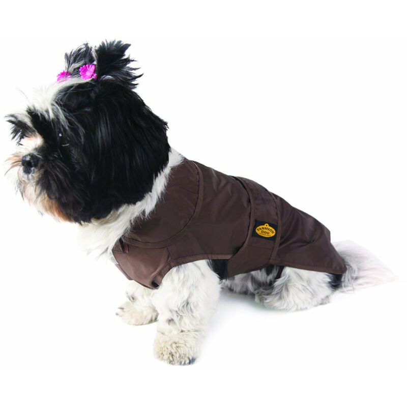 Regenmantel für Hunde - Braun - 27 cm - Fashion Dog
