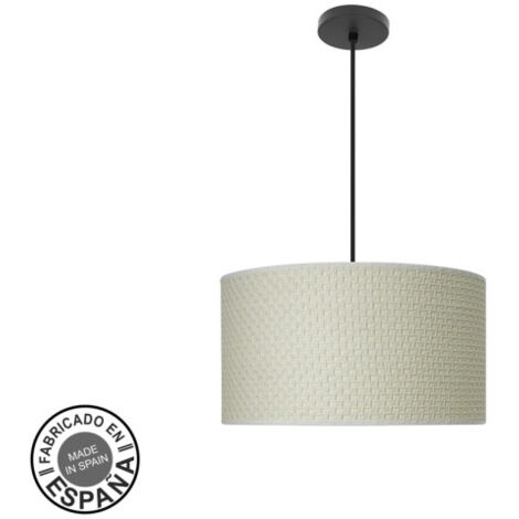 Fashion Pendelleuchte 2xe27 schwarz/khaki white regx40x40 mit Diffusor