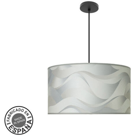 Fashion Pendelleuchte 3xe27 schwarz/grau wave regx50x50cm mit Diffusor