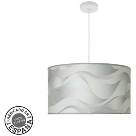 Fashion Pendelleuchte 3xe27 weiß/grau wave regx50x50cm mit Diffusor
