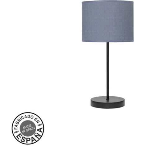 Fashion Tischlampe 1xe14 schwarz/blau 42x17x17cm