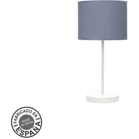 Fashion Tischlampe 1xe14 weiß/blau 42x17x17cm
