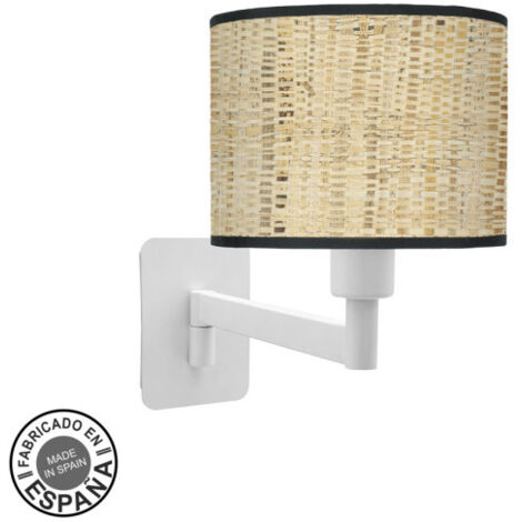 Fashion Wandleuchte 1xe14 weiß/dunkelbraun 26x17x28 cm