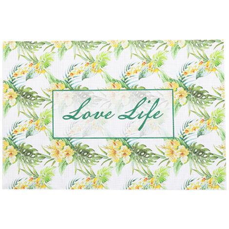 Fashionable Non Slip Table Dining PVC Placemat Insulation Pad Rectangle Tableware Mat(1)