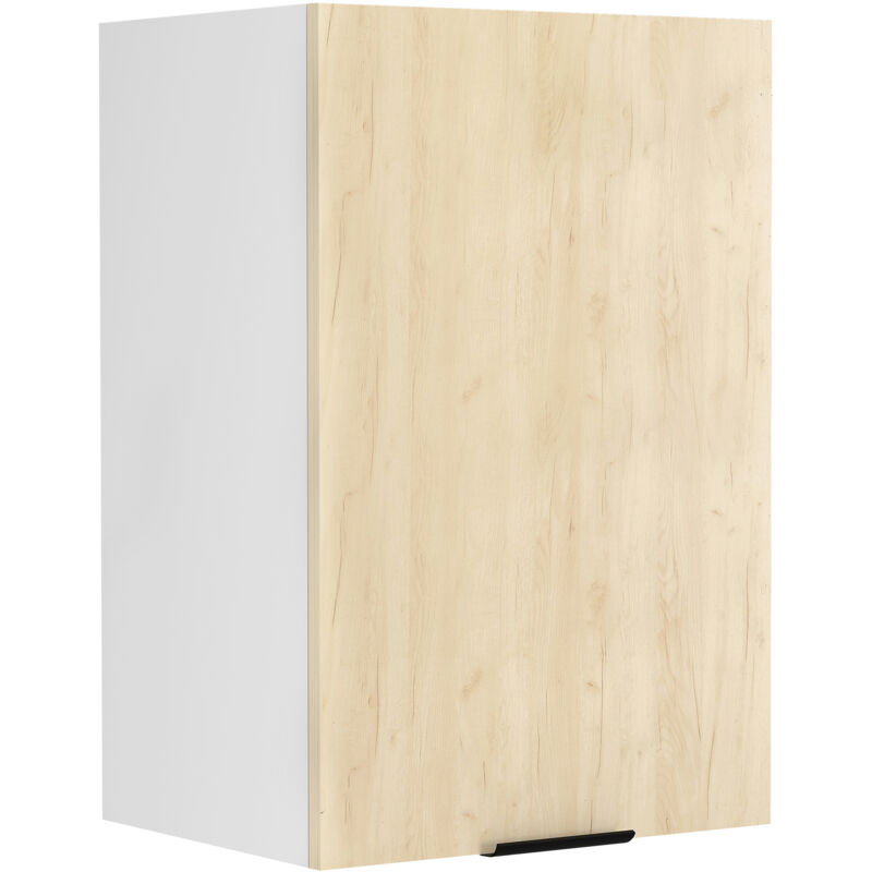 Ebuy24 - Fasola Küchenoberschrank 40 Cm 1 Tür Eiche Dekor, Weiß.