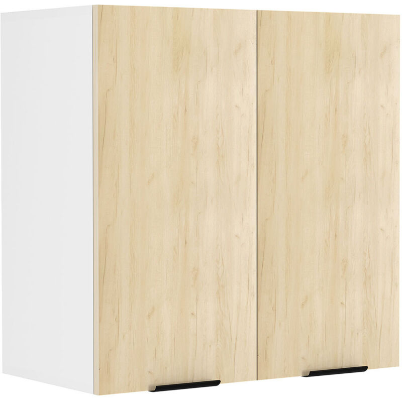 Ebuy24 - Meubles de cuisine Fasola h. 60 x l. 60 x p. 31 cm Blanc/Hong Eiche