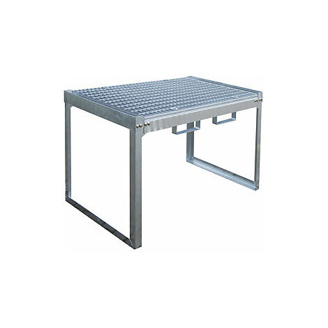 Fass- und Kleingebinderegal  BxTxH 1310 x 800 x 780 mm  für