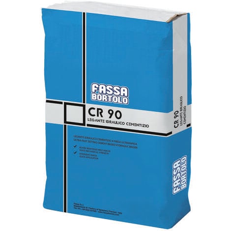 Fassa cr90 cemento presa rapida  in polvere - kg.5 in sacco