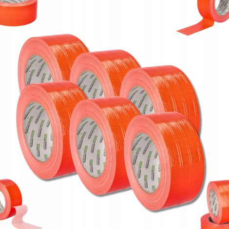 FASSADEN-PUTZBAND 48MM/50M ORANGE TAPE super Qualität 6 Stück