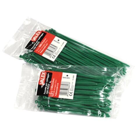 FASSCETTA CAB.VERDI 3,6 X 200 MM. 100 PZ.
