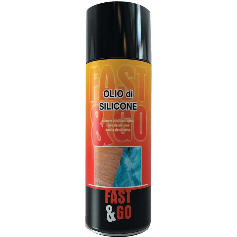 Fast&go - fast & go spray 400 ml huile silicone solvant lubrifiant hydrofuge