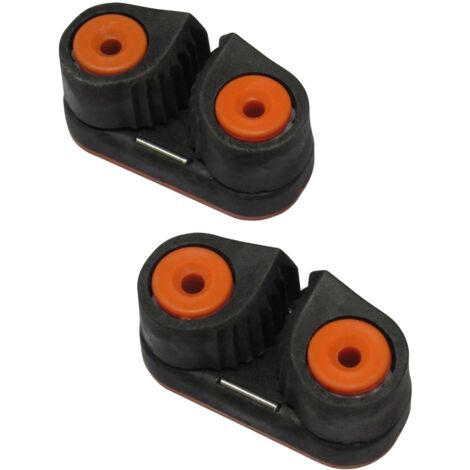 Fast Entry Nylon Cam Cleats X2 (3MM - 6MM Rope Toothed Pulley Clamp)